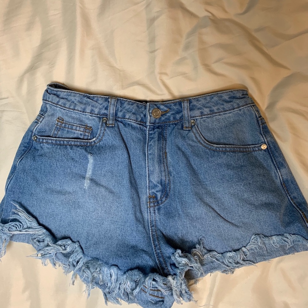 Missguided high waisted booty shorts